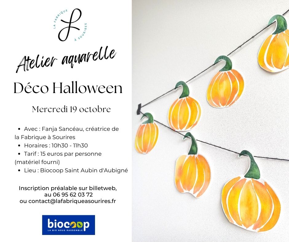 Atelier Aquarelle - Halloween