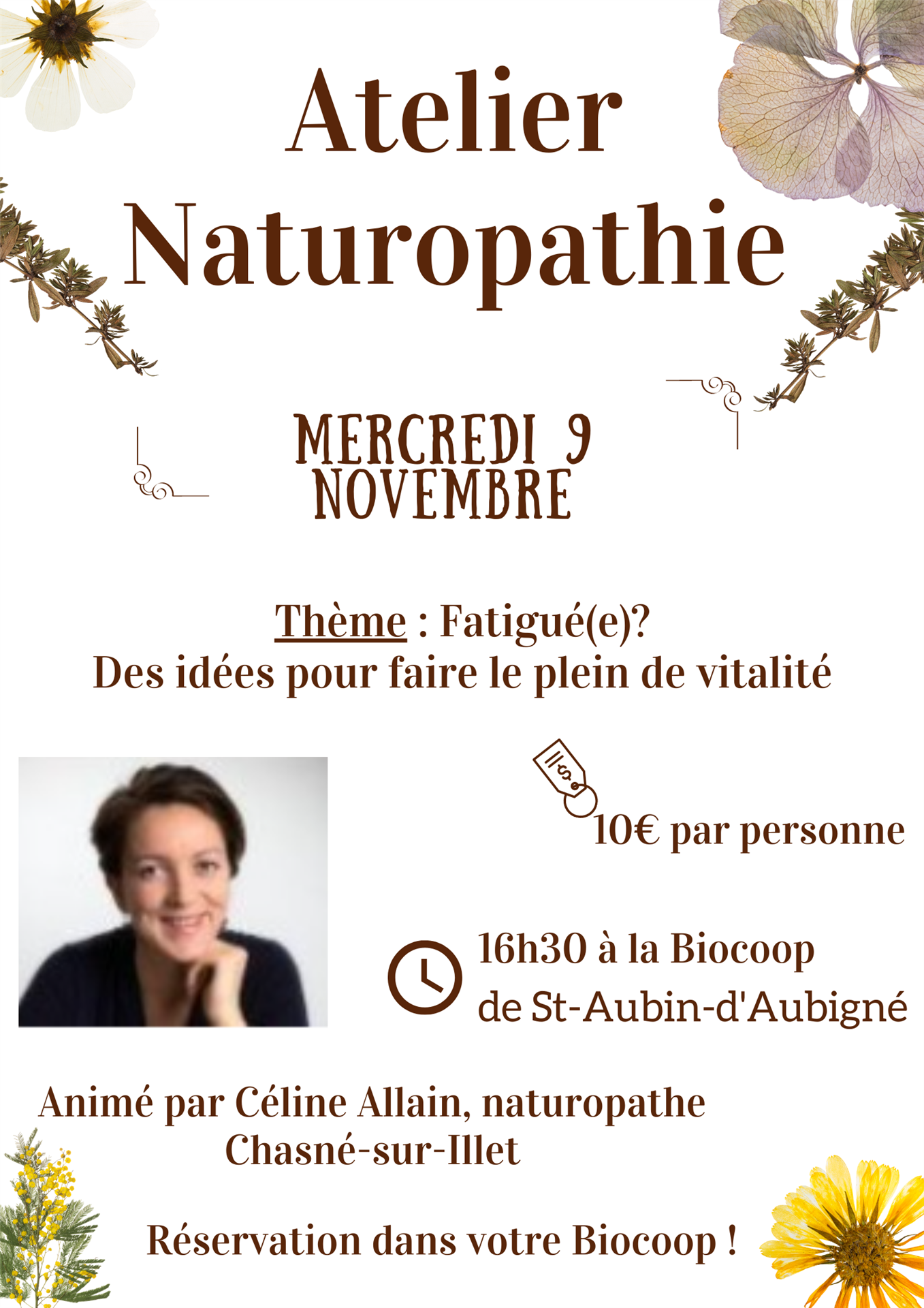 Atelier Naturopathie - La fatigue